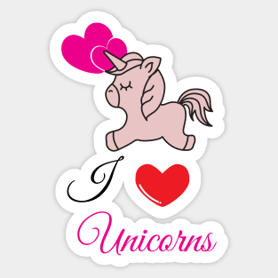 Proof of love for unicorns Sticker